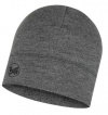 Шапка Buff Midweight Merino Wool Hat Buff® LIGHT MELANGE GREY шерстяная light melange grey small1