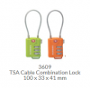 Брелок-замок Munkees TSA Cable Combi Lock small3