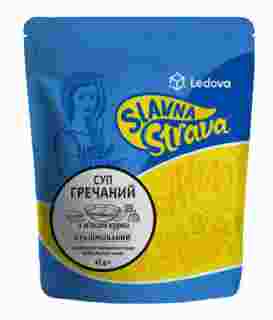 Первое блюдо: Slavna Strava Суп гречневый с мясом курицы сублимированный