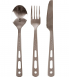 Набор столовый Lifeventure Titanium Cutlery Set титан small1