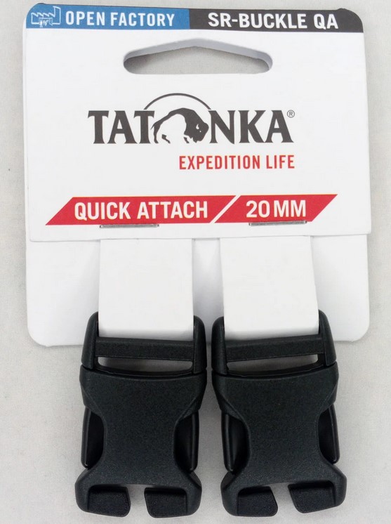 Пряжка Tatonka SR-Buckle Quick Attach 20 мм 2шт. фастекс black