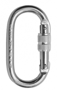 Карабин Up Sky OVAL-S 25кН стальной